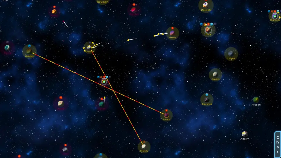 Planeticus fleets crossing the galaxy